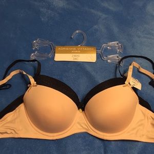 Adrienne Vittadini bras - 2 pack 34C